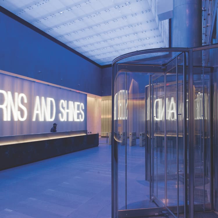 Jenny Holzer, For 7 World Trade Center, 2006