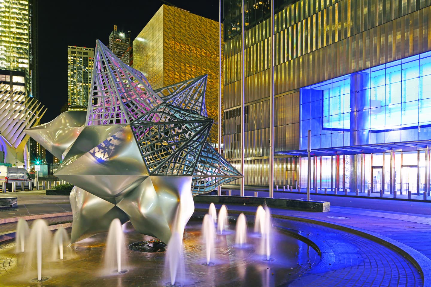 Frank Stella, Jasper's Split Star, 2017