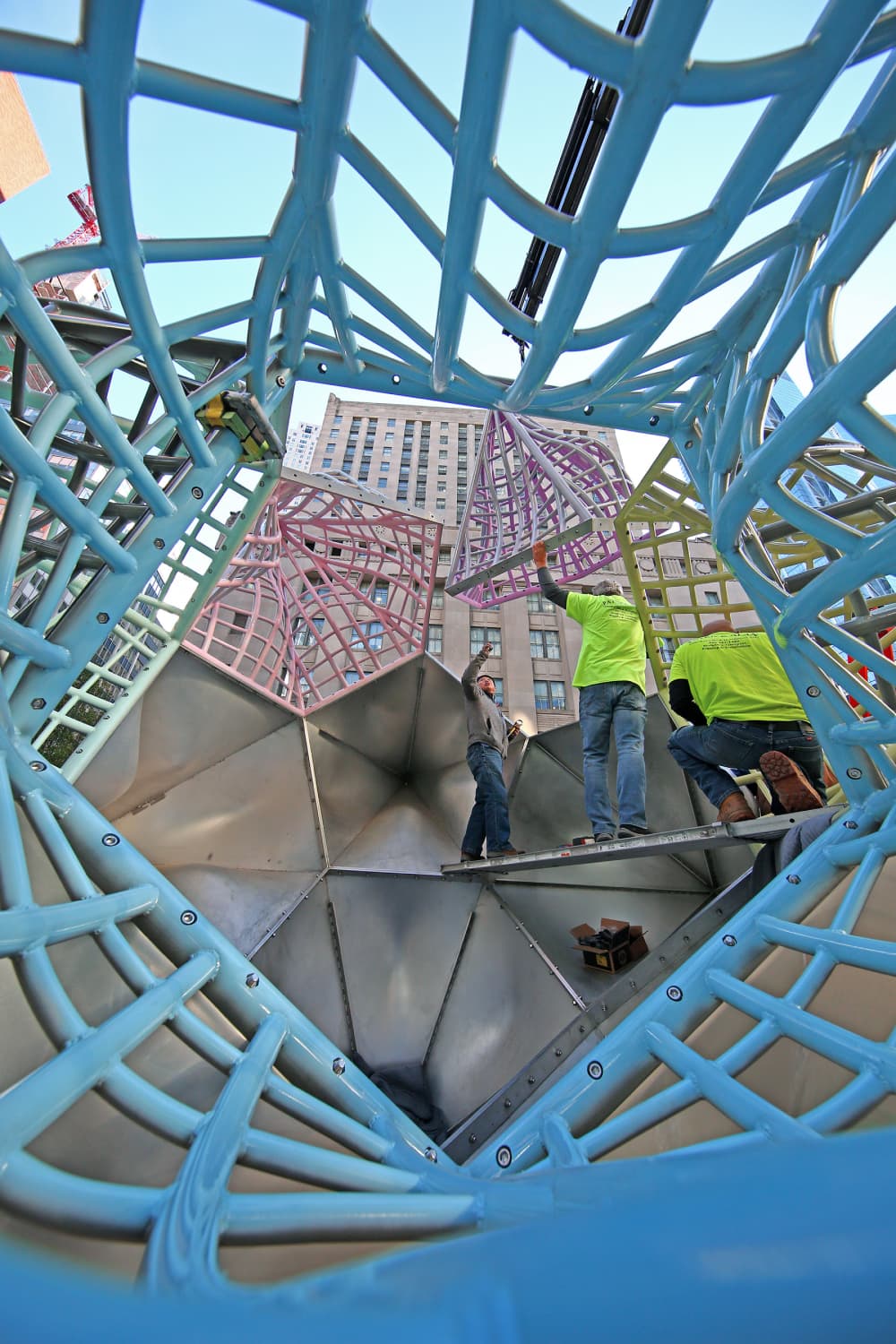 Frank Stella, Jasper's Split Star, 2017