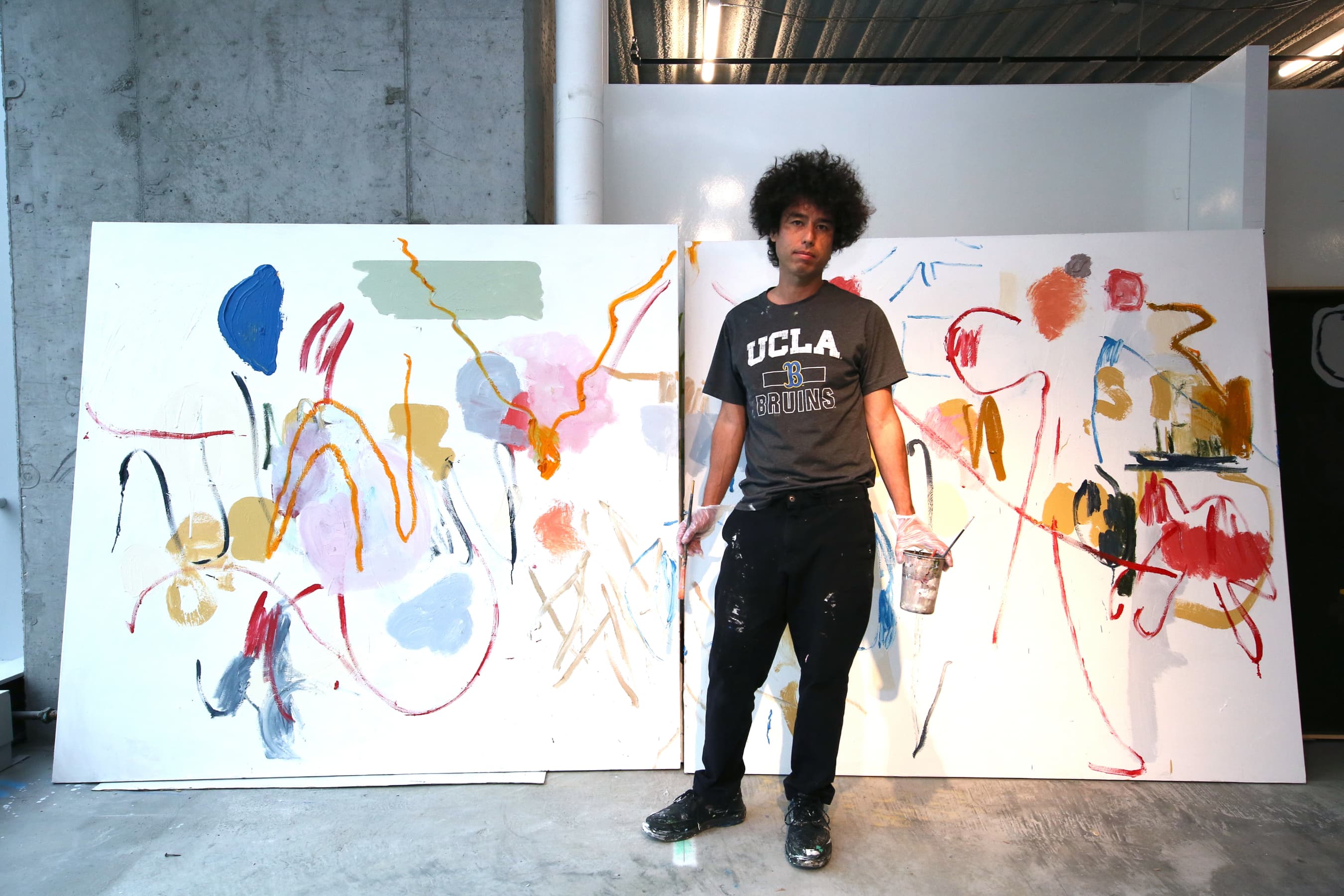 Ammon Rost at work in 4WTC, 2021