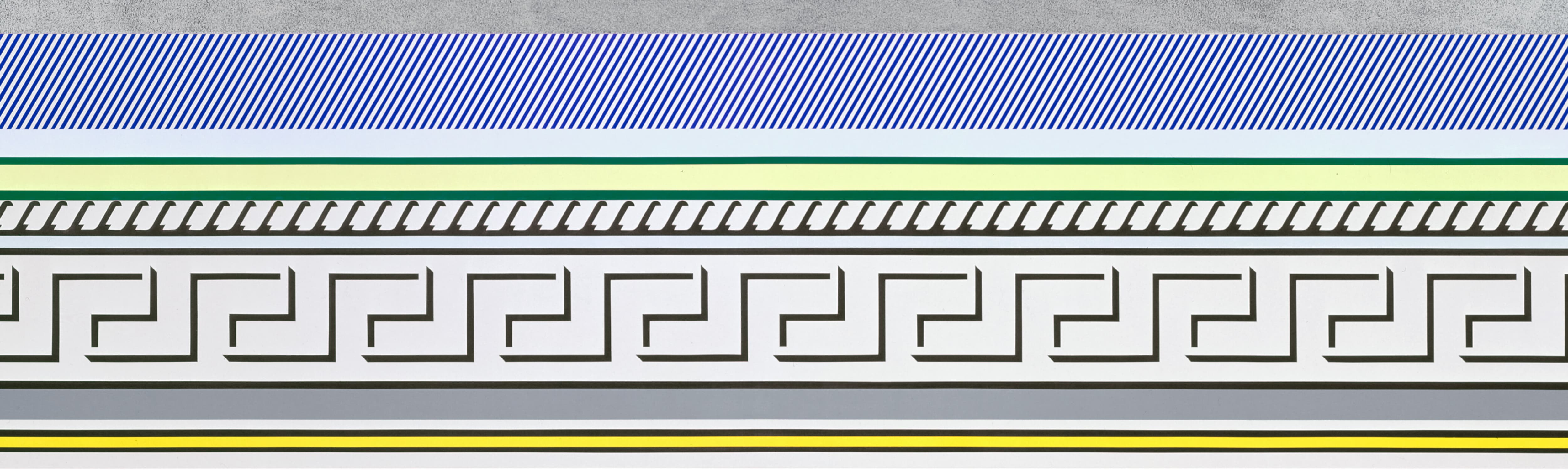 Roy Lichtenstein, Entablature, 1975